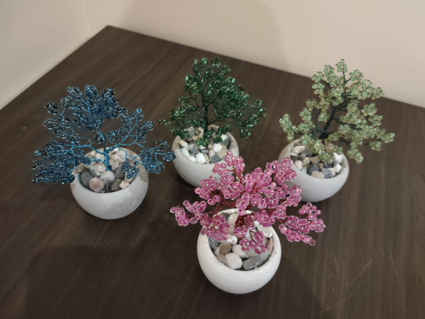 Crystal Blossom Tree – Handcrafted Bead Art