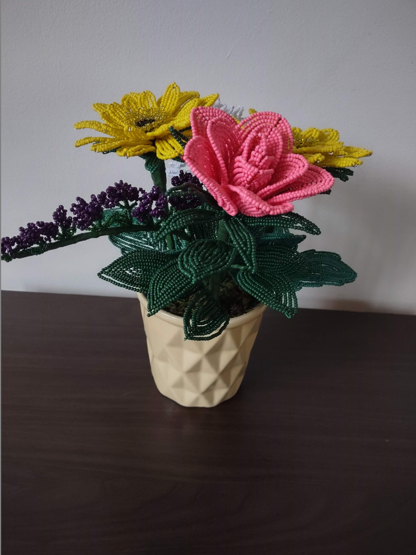Bouquet of Mix Beaded Flowers
