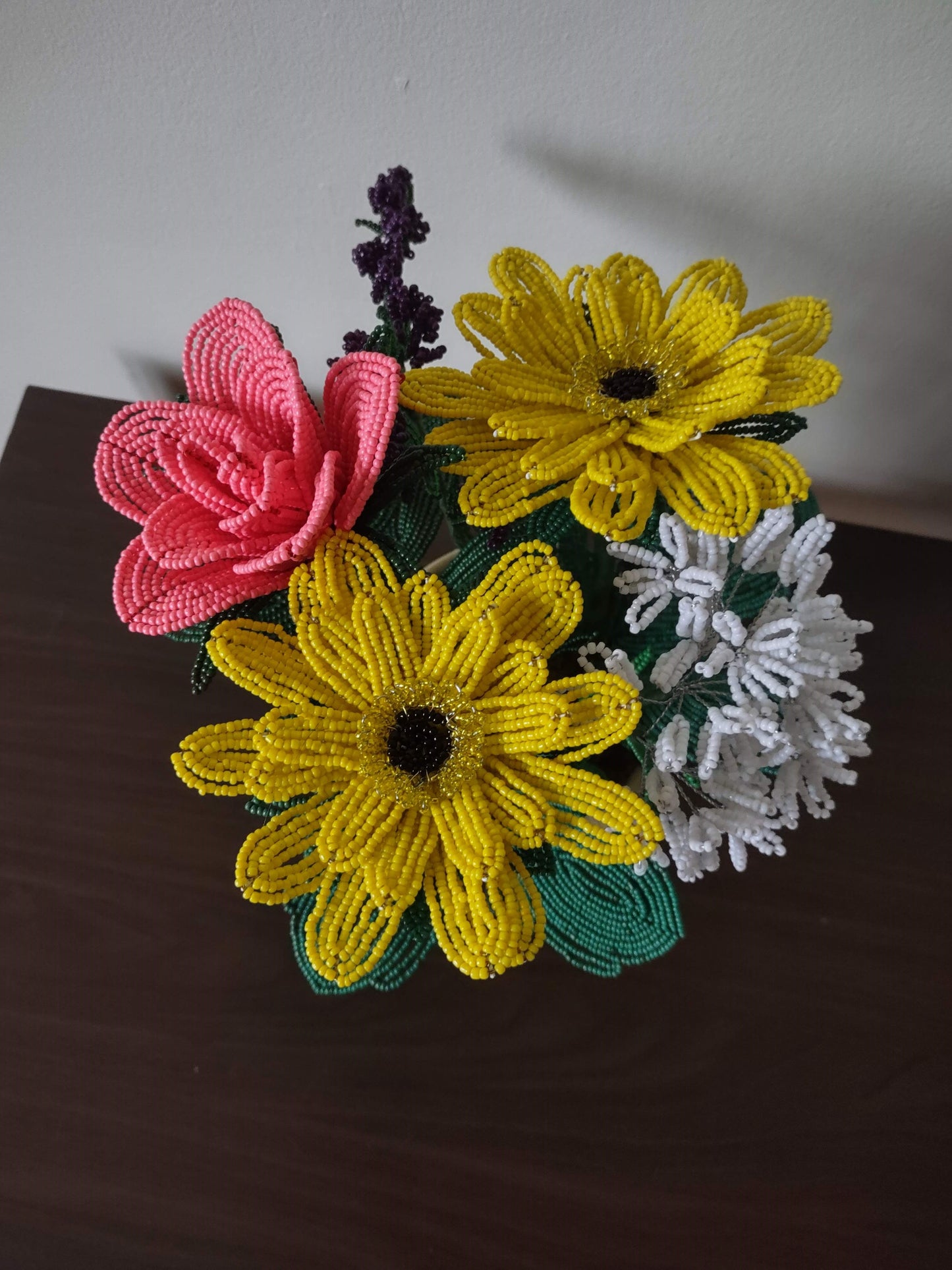 Bouquet of Mix Beaded Flowers
