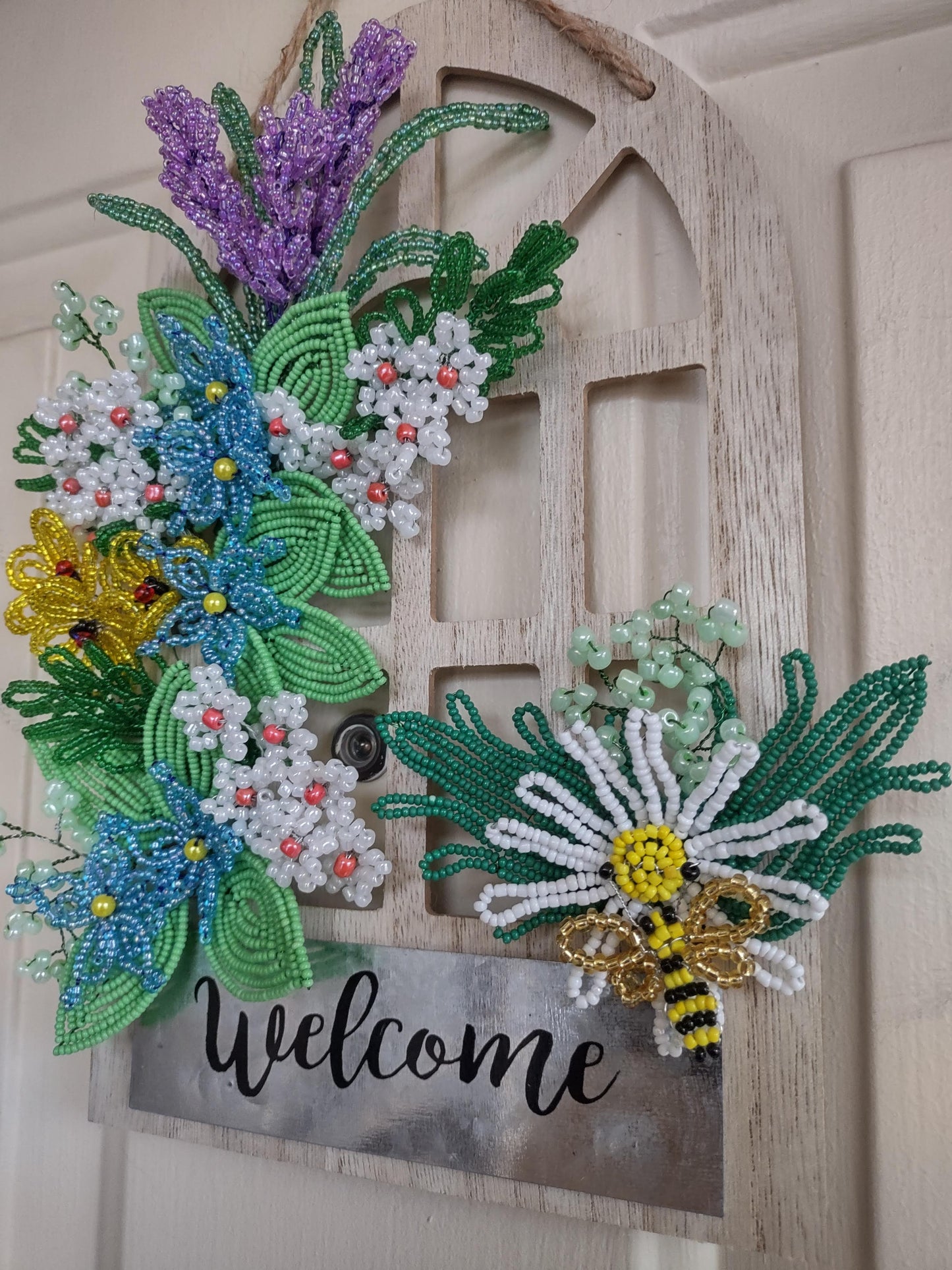 Wooden Welcome Sign