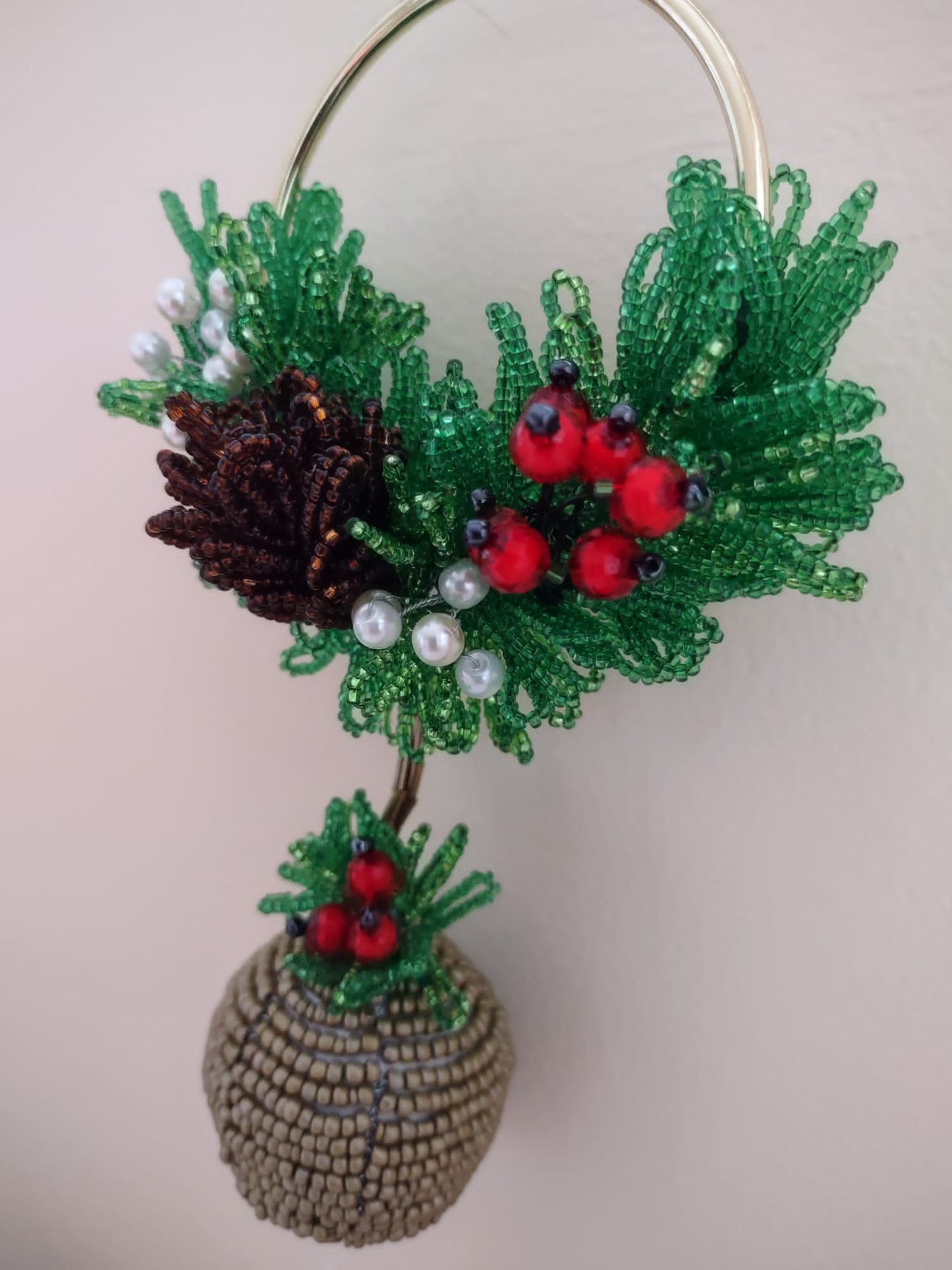 Half-Wreath Hanging Decor
