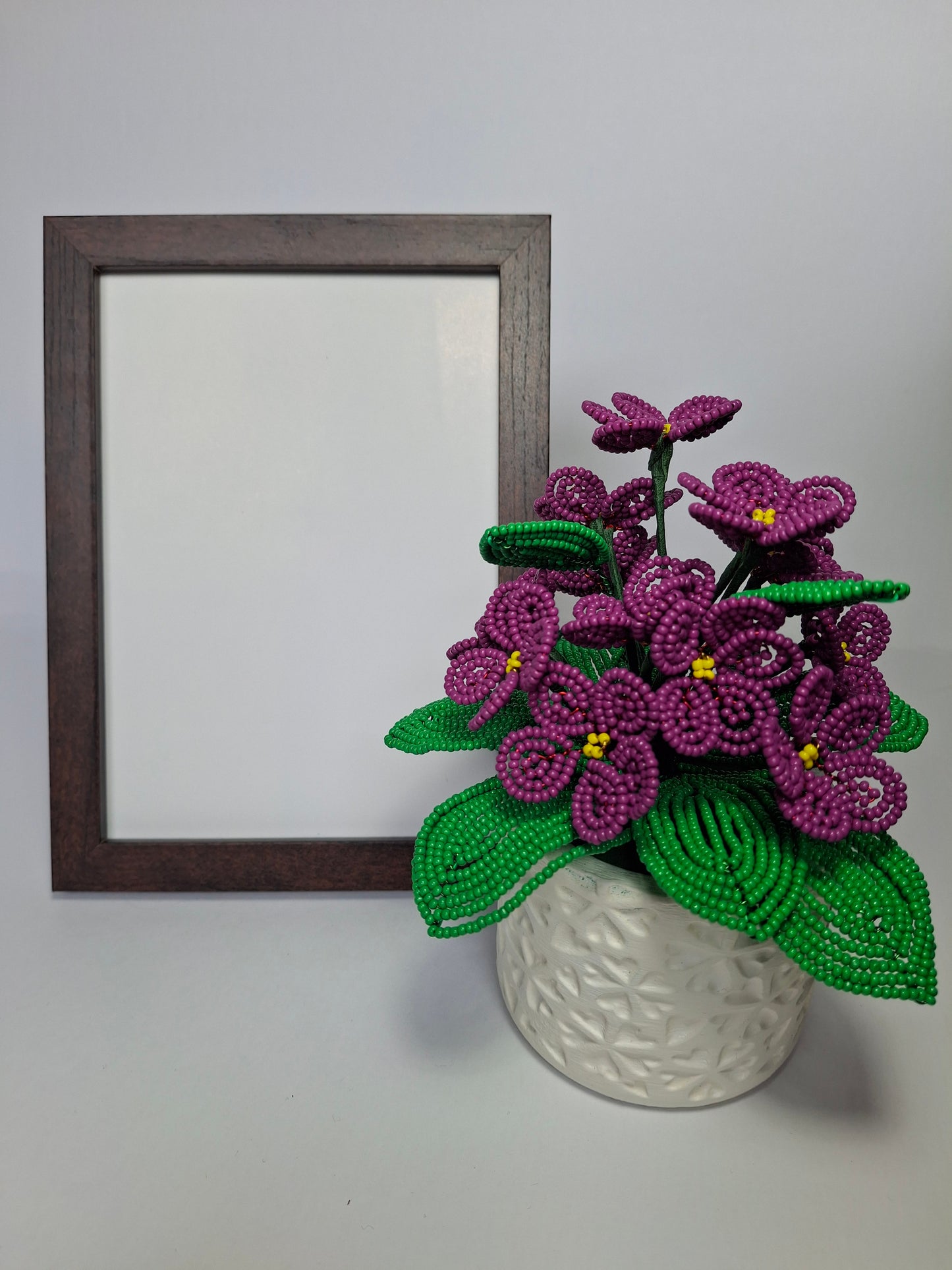 Potted French-beaded Violets