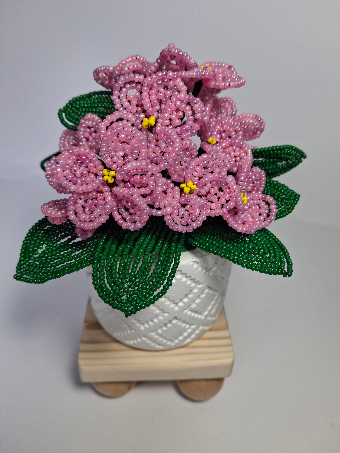 Potted French-beaded Violets