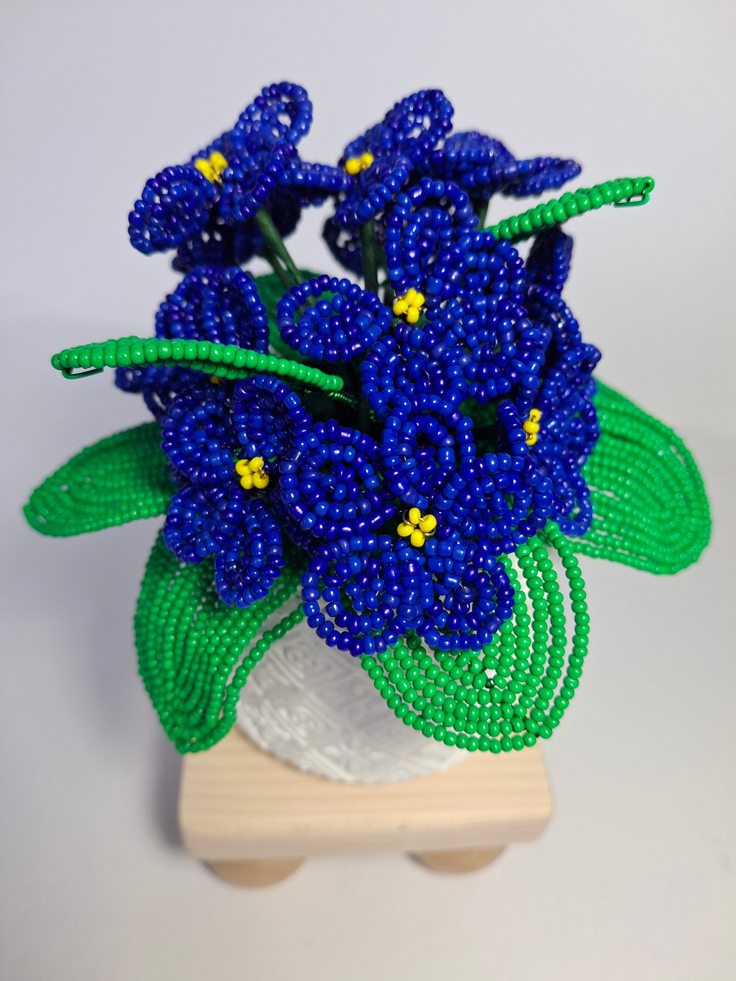 Potted French-beaded Violets