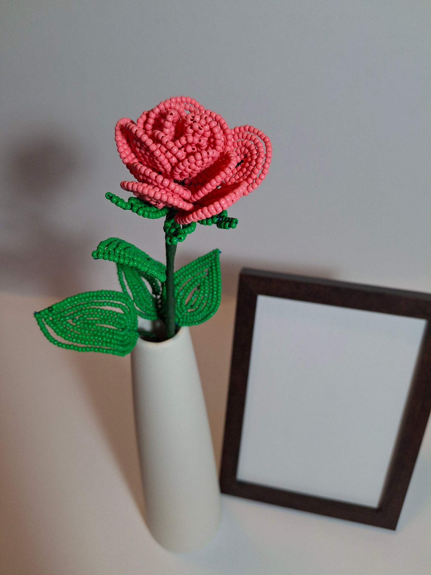 Single Rose in Vase