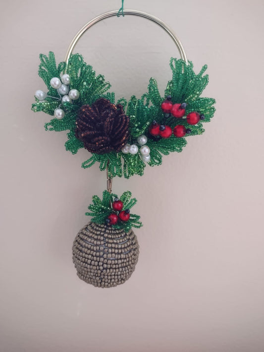 Half-Wreath Hanging Decor