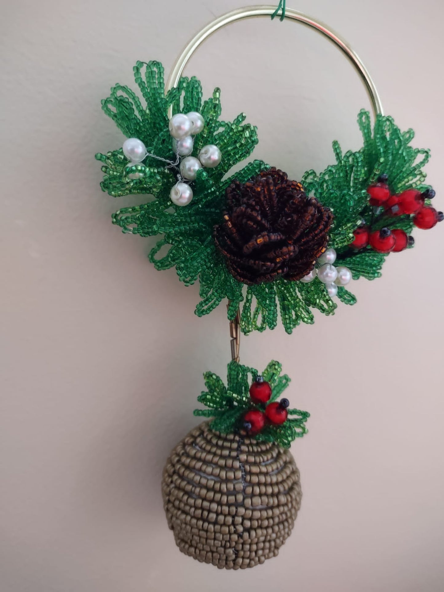 Half-Wreath Hanging Decor